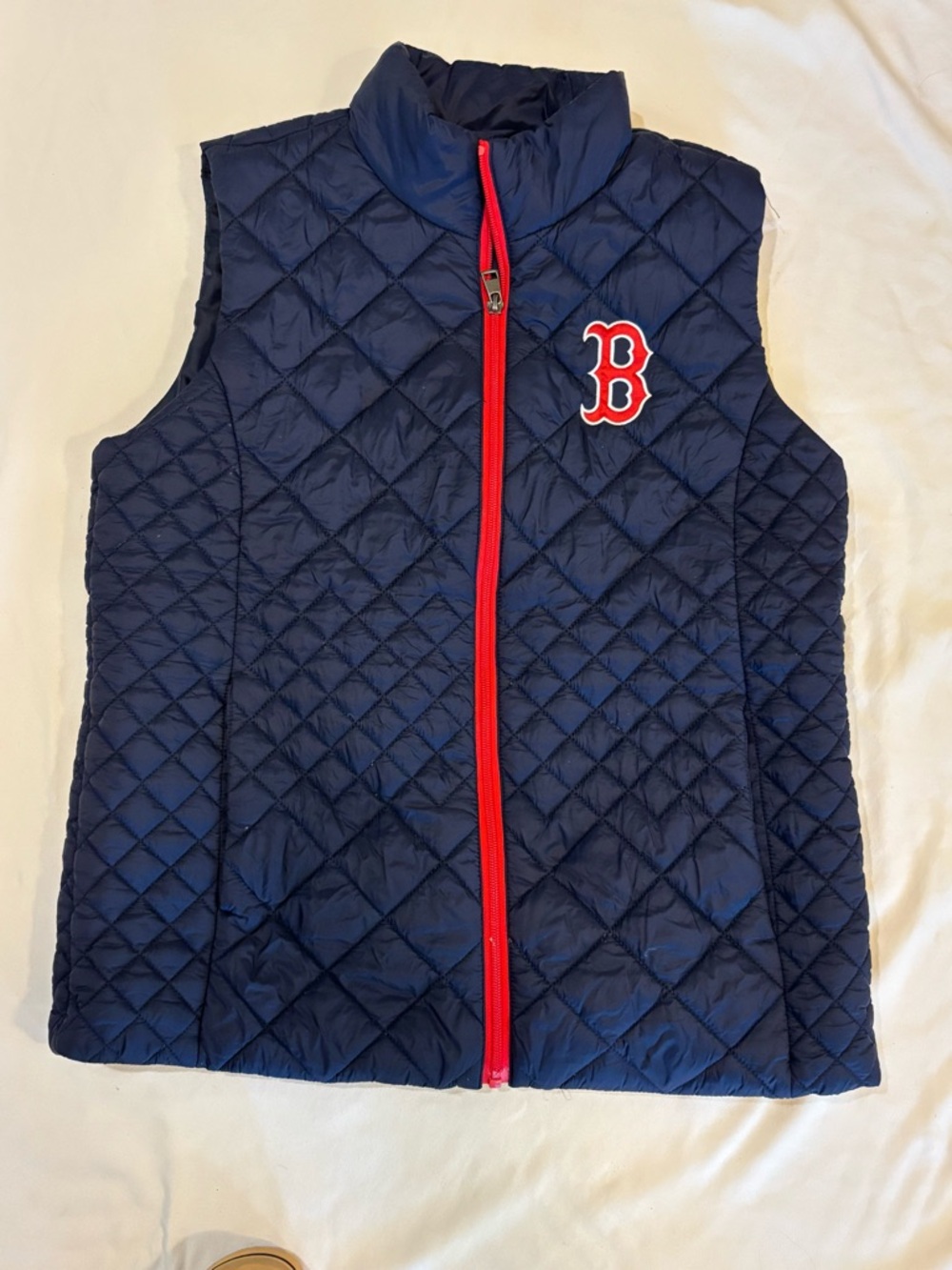 G-III 4Her Boston Red Sox Quilted Puffer Vest Women’s M Navy Blue MLB